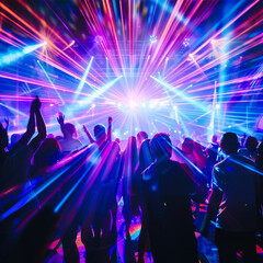 Dynamic House Party with Dancing and Lighting