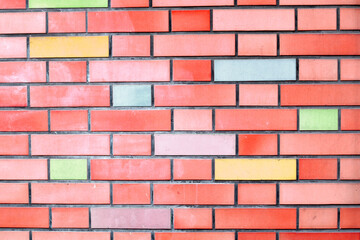 Obraz premium Texture of brick wall background.