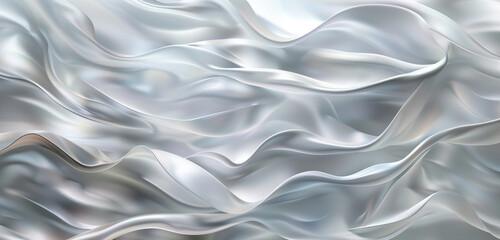 Fototapeta premium Soft pearl gray waves in an abstract flame design suitable for a sophisticated background