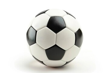 Fototapeta premium Isolated Soccer Ball: High Quality Athlete Equipment for Championship and Competition