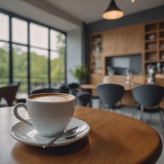 Fototapeta premium Kaffee . Generative AI Technologie