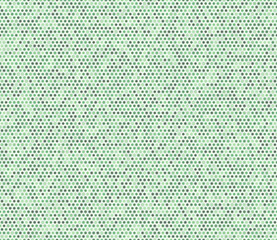 Honeycomb mosaic background with rounded hexagons in green color tones. Seamless vector illustration with tileable pattern.