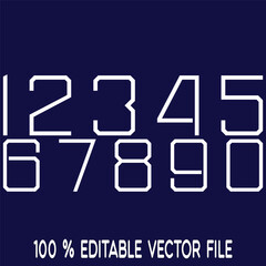 Vector classic sport basketball jersey number vector