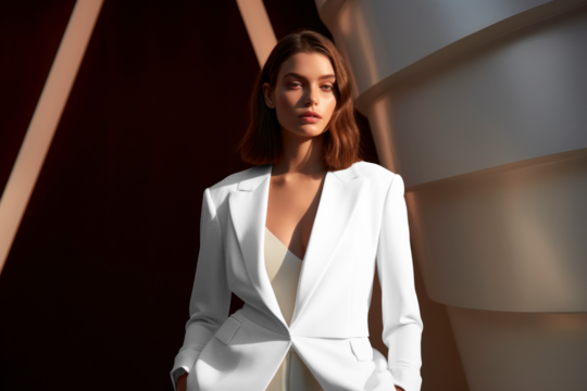 Women's blazer png, transparent mockup