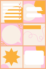 Template social media post