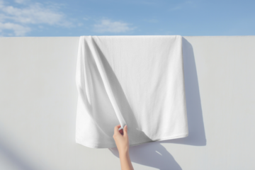 Graphic blankets png, transparent mockup