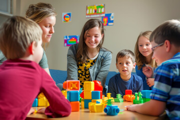 Engaging Autism Therapy Session for Children with Colorful Learning Games