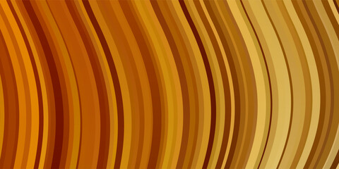 Obraz premium Light Orange vector texture with wry lines.