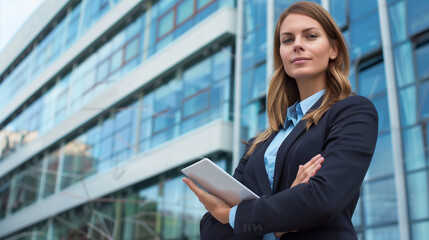 Fototapeta premium business woman