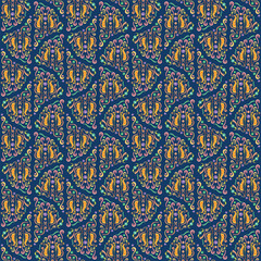Pattern for light industry and interior design, vector seamless pattern, for wrappers, for packing, for design in the food industry, on colored background