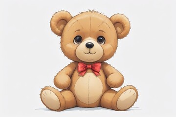 Fototapeta premium Adorable Teddy Bear Ready for Fun