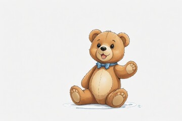 Adorable Teddy Bear Ready for Fun