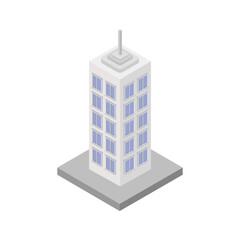 Isometric skyscraper
