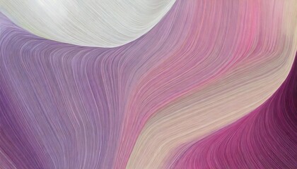 inconspicuous header with colorful modern soft swirl waves background design with pastel purple antique fuchsia and light gray color - obrazy, fototapety, plakaty