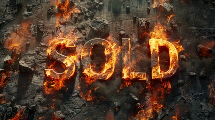 Inferno Sold concept art poster.