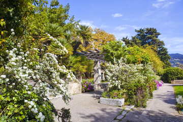 Garden of the Cimiez Monastery in Nice, France