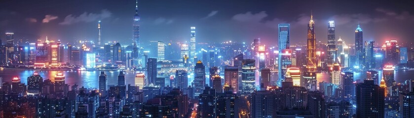 Obraz premium Explore cutting-edge AI applications transforming urban management showcased at the smart city's AI hub.