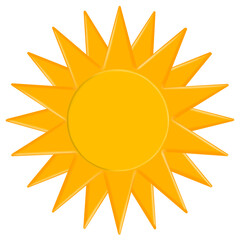 sun icon isolated on transparent background	
