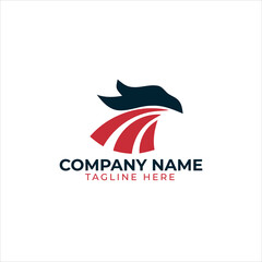 Fototapeta premium simple dove bird flying high logo symbol design illustration 