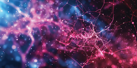 Obraz premium Abstract digital background. Can be used for technological processes, neural networks and AI, digital storages, sound and graphic forms, science, education, etc