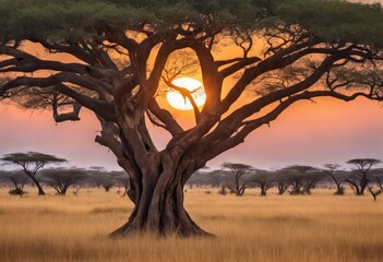 Stunning nature in the African savannah