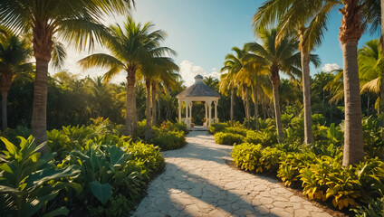 Fototapeta premium Stunning Garden of the Groves Bahamas