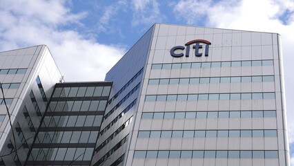 Obraz premium Citibank building in Toronto Canada - TORONTO, CANADA - APRIL 15, 2024