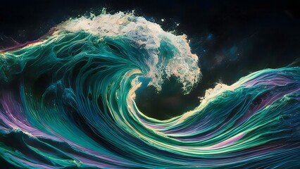 Abstract wave texture 8K background