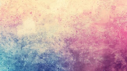 A colorful background. The background is a mix of blue, pink, and purple