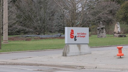 Obraz premium Art gallery of Guelph Ontario - GUELPH, CANADA - APRIL 13, 2024
