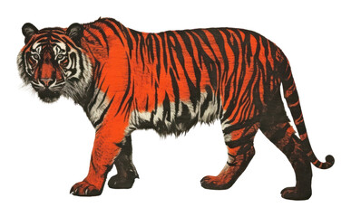 Obraz premium PNG Tiger wildlife animal mammal