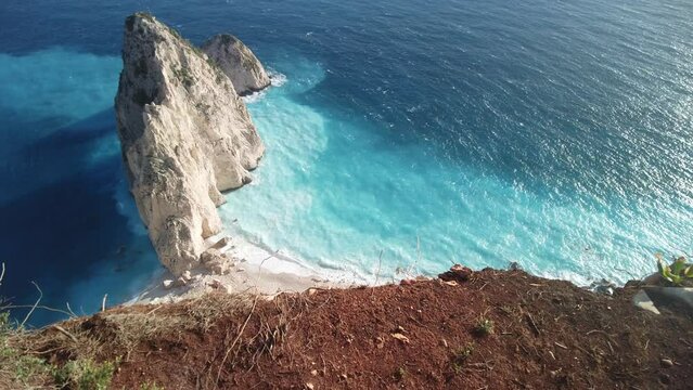 breathtaking view of Mizithres cliff and rock