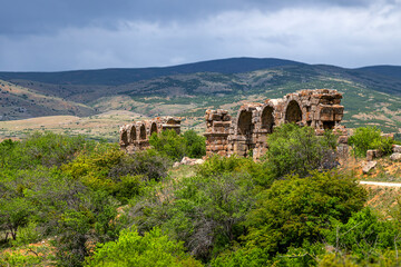 Fototapeta premium Aqueducts of the ancient city of Psidia