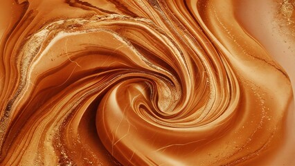 Orange & gold marble texture  abstract background 