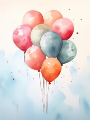 Floating Bunch of Balloons