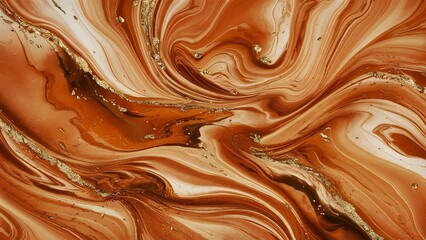 Orange & gold marble texture  abstract background 