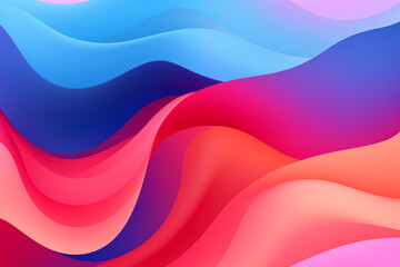 abstract colorful wave lines background