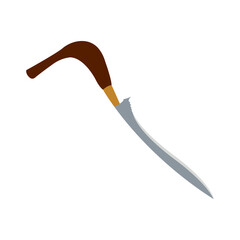 traditional weapon rencong icon vector illustration design template