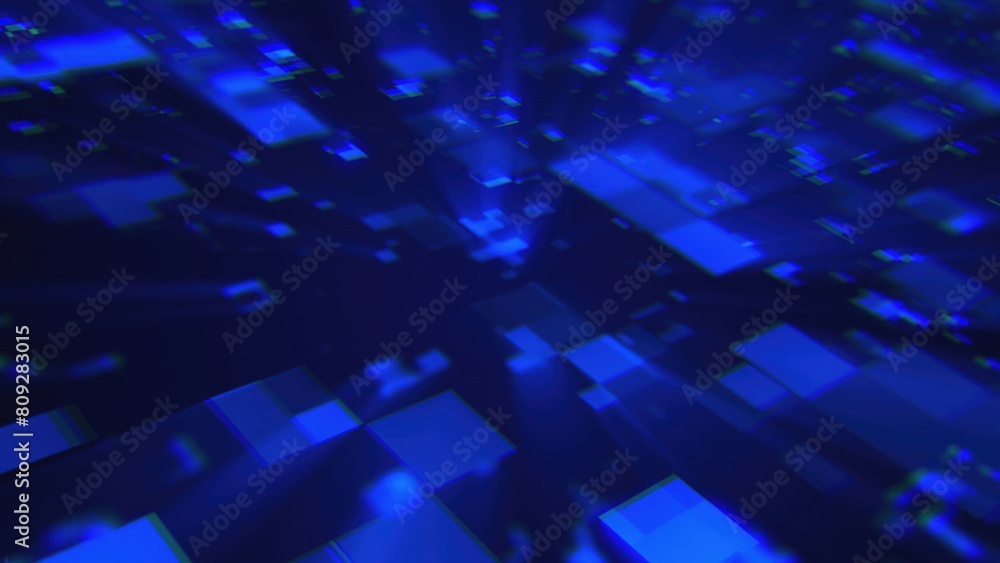 Aufkleber technology and data processing. computer generated 3d render