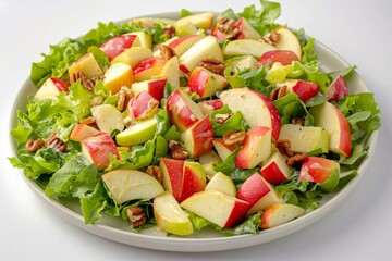 Exquisite Apple and Citrus Salad with Strawberry Yogurt Dressing
