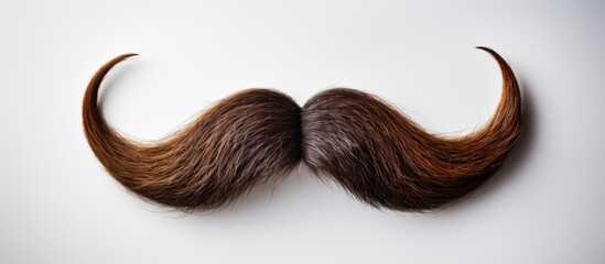 Moustache isolated on white background. Mustache for men.