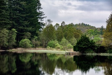 Fototapeta premium Loch Ard reflection