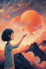 Sun, Mountain and Dreams: Girl in Search of Clouds