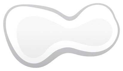 PNG White logo white background moustache
