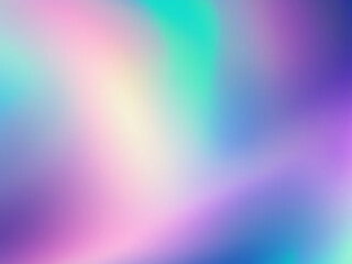 Obraz premium blue purple green gradient soft pastel color