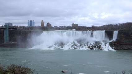 Amazing view over Niagara Falls from the Canadian side - travel photography in Canada