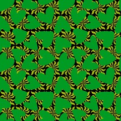 Valentines hearts seamless retro pattern for wrapping paper and fabrics