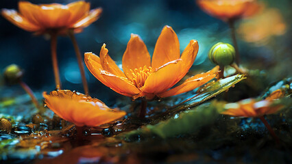 close up of a flower