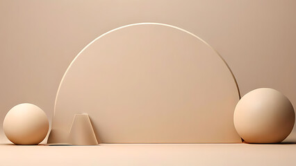 Fototapeta premium Minimal Abstract Background For Branding