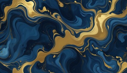 Obraz premium Vibrant Colorful Marble Texture With Gold Abstract Background